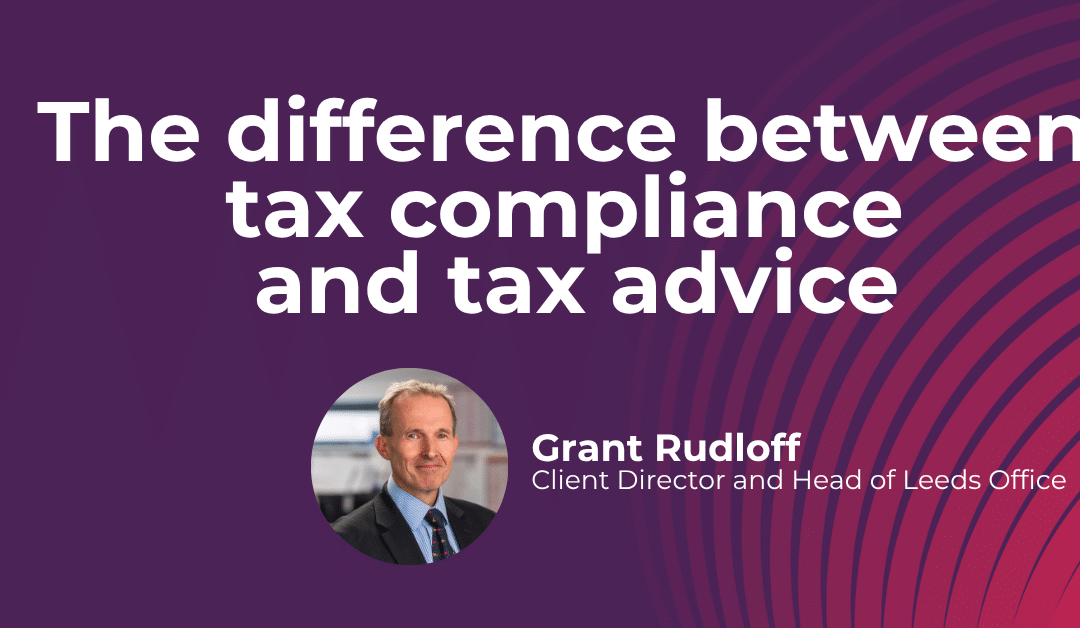 The difference between tax compliance and tax advice